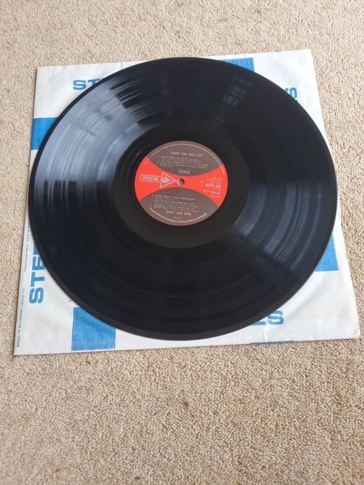Sonny & Cher - Sonny & Cher Live Vinyl LP MCA Records UK 1971 - Image 3 of 4