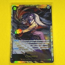 • Crocodile • OP14-120 Alt Art SEC Holo The Azure Sea's One Piece TCG NM