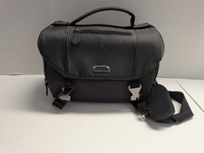 Nikon Black Padded Camera Bag Shoulder Case w Strap  Dividers Excellent