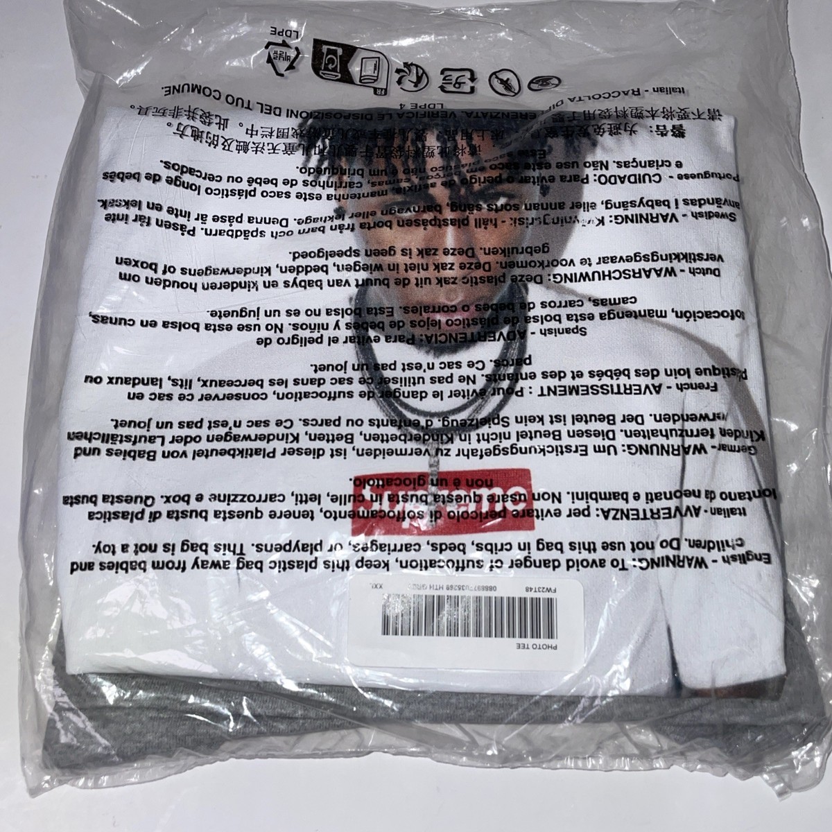 Supreme NBA Youngboy Tee Heather Grey Size 2XL | eBay