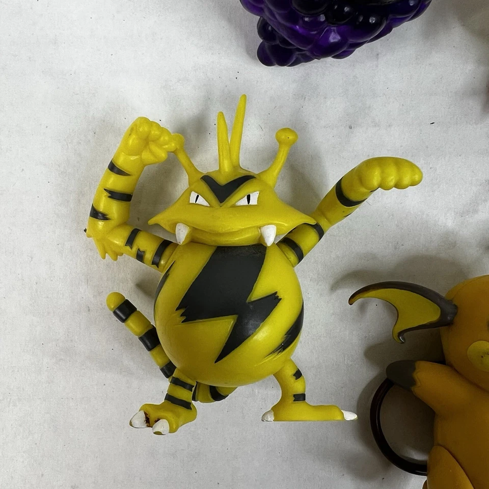 Lot of 6 2007 2008 Jakks Pokemon Toys Gasly Raichu Elctrobuzz Magmar Tepig - Image 2 of 4