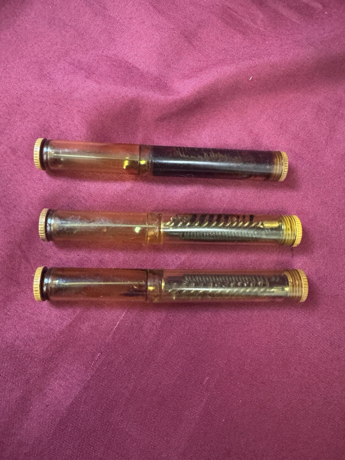 Original USGI Military WW2 M1 Garand Buttstock Oiler Tube W/ Brush and Thong