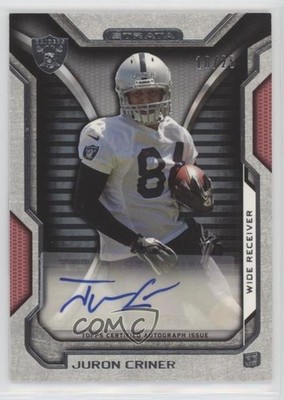 2012 Topps Strata Rookie Red 18/25 Juron Criner #RA-JC Auto RC b9e