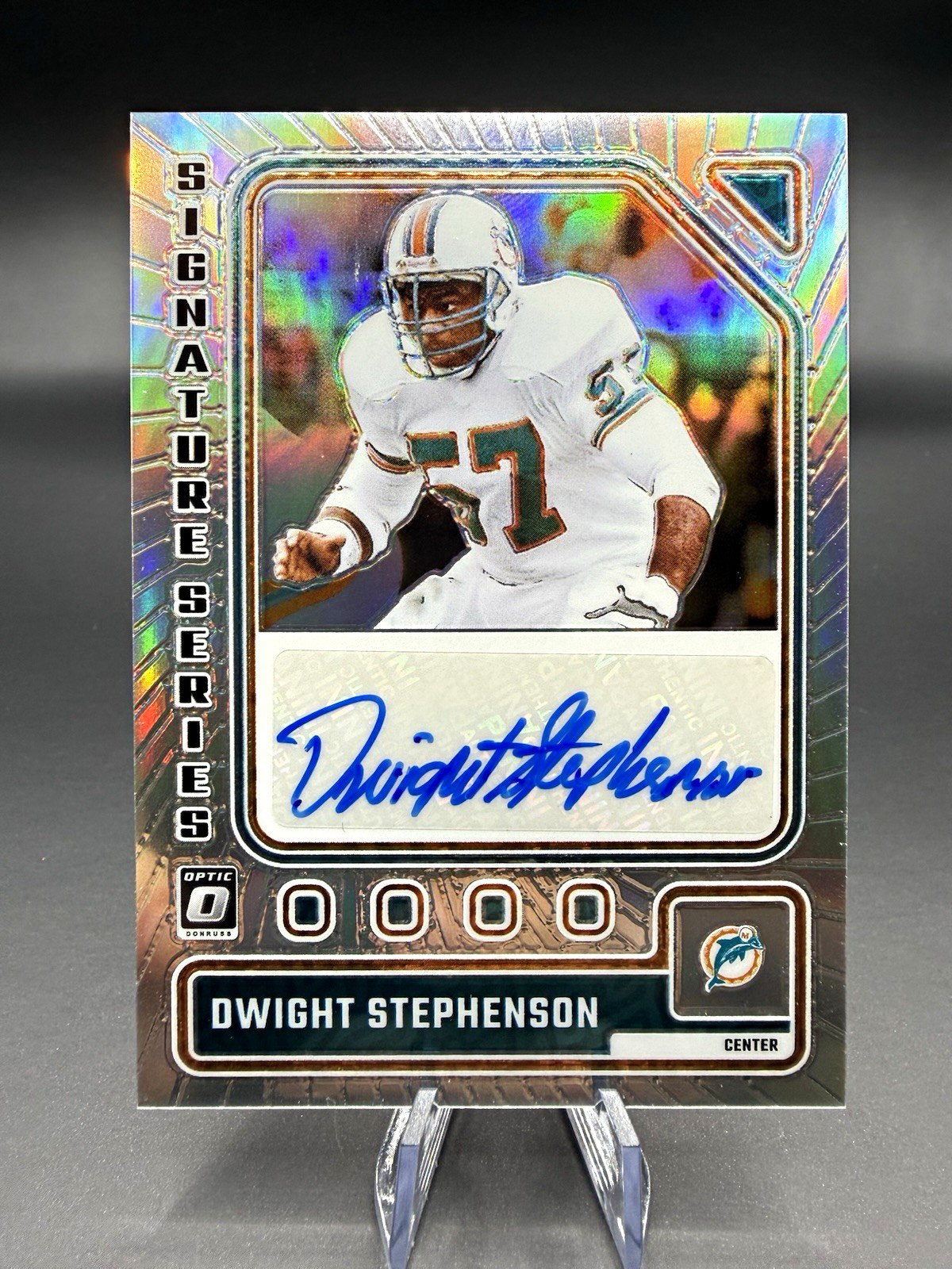 2023 Donruss Optic Dwight Stephenson Dolphins Signature Series Auto SS-DS