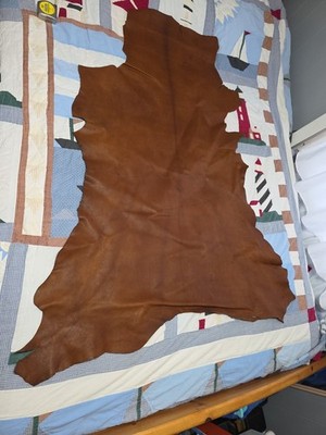 Top Grain Leather Pieces Largest Piece 50 X 20 Top 50 X 40 Bottom 8 Total