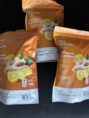 Nuubu Ginger Detox Foot Pads Deep Cleansing Foot Patches 10 patches pack of 3 !!