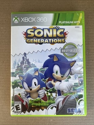 Sonic Generations (Microsoft Xbox 360, 2011) Tested Minty Working CIB w/ Manual