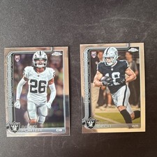 Topps Chrome NFL 2025 Las Vegas Raiders 2 Car...