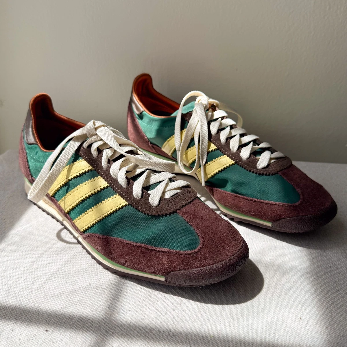 adidas Wales Bonner x SL72 Hemp Maroon for Sale | Authenticity