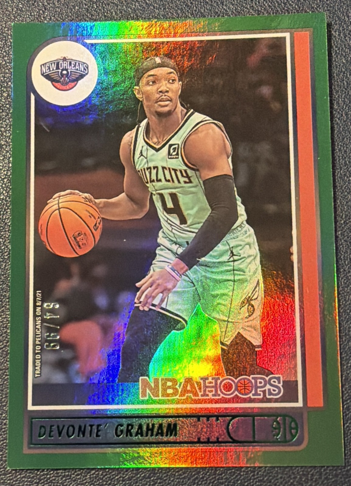2021-22 Panini NBA Hoops - Devonte' Graham #180 Green /99