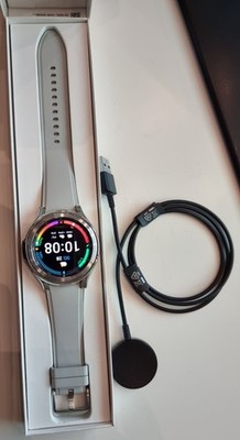 Samsung Galaxy Watch4 Classic SM-R890 46mm Silver Bluetooth OVP und Schutzhülle