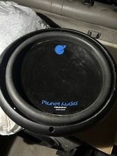 Planet Audio AC12D 12 Inch 1800 Watts 4 Ohm Dual Voice Coil Car Audio Subwoofer