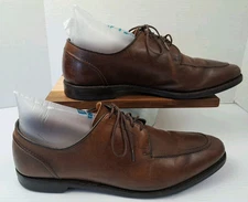 Allen Edmonds LaSalle Mens 13 D Leather Dress Shoes Derby Split Toe Brown USA