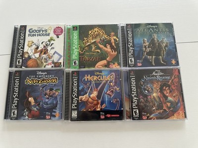 Hercules Tarzan Aladdin Atlantis Goofy Emperors Disney  (Sony Playstation 1 ps1)