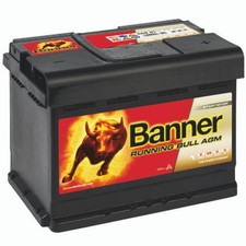 Banner Running Bull AGM 60Ah 56001 Autobatterie 12V Starterbatterie Batterie KFZ