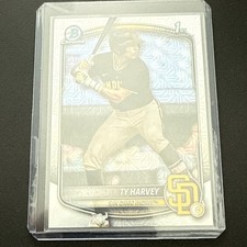 Ty Harvey 2025 1st Bowman Draft Chrome Mega Box Mojo Refractor #BDC-58