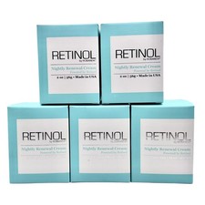 Retinol by Robanda Nightly Renewal Cream 2 oz - LOT of 5
