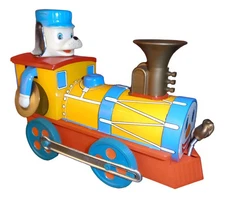 VINTAGE VERY RARE JAPAN PUPPY BAND CHOO CHOO TIN PLASTIC MODERN TOYS NEW IN BOX