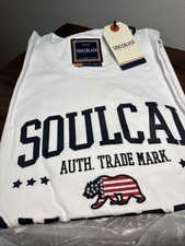 Mens Soulcal White T Shirt UK Large