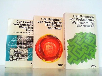 2 Taschenbücher - 1. Die Einheit der Natur. / 2. Wahrnehmung der Neuzeit. / 3. W