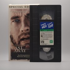 White Men Can't Jump (VHS, 1992) in Cast Away Box - Misboxed Tape - Tested