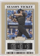 2019 Contenders Draft Picks Variation JJ Bleday (Black Pinstriped Jersey) c8a