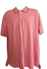 Men's George Red Polo Short Sleeve Shirt XL