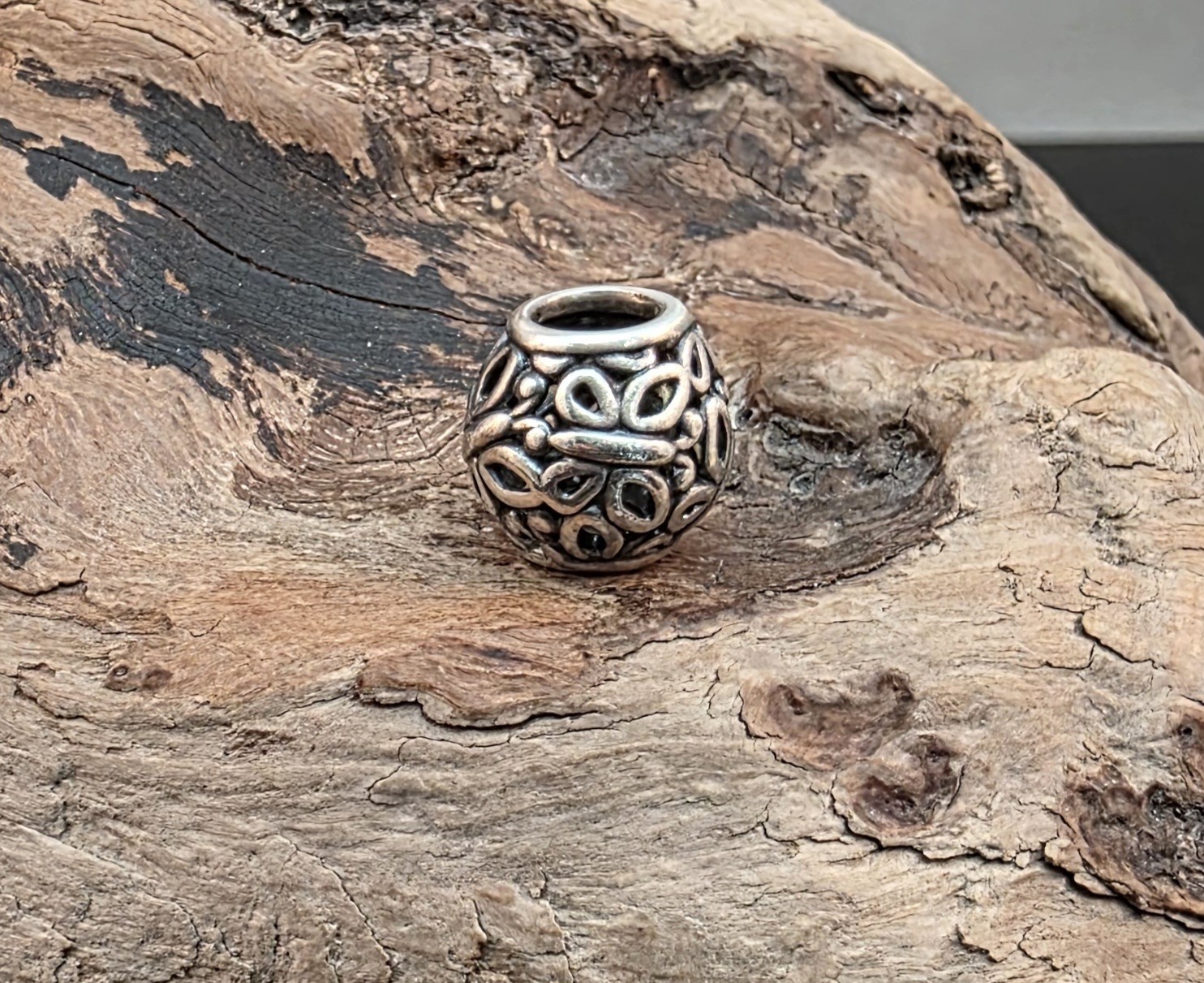 Authentic PANDORA 925 ALE Sterling Silver Butterfly Garden Openwork Bead Charm