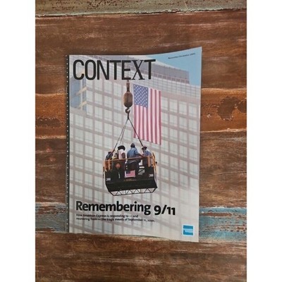 American Express Context Employee Magazine Nov/Dec 2001 Issue Remembering 9/11