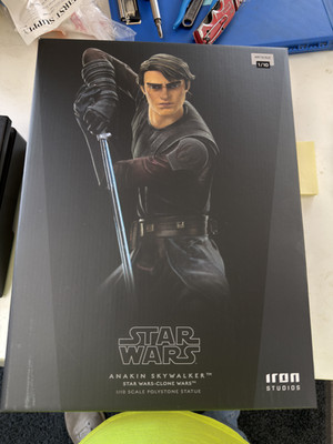 Iron Studios Star Wars Clone Wars Anakin Skywalker 1/10 Scale Statue NEW!!