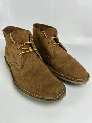 Red Wing Shoes Brown Leather Chukka Boots- weekender with Tan Laces MADE IN USA Men main image 4
