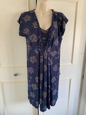 JOJO MAMAN BEBE navy blue jersey maternity/nursing dress - M - 12/14