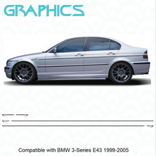 Fits Bmw 3-series Ac Schnitzer E46 Side Style Stripes Graphic Decal Sticker M3