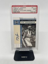 2003 Upper Deck UD Legends Signs of a Future Legend LeBron James #FL-LJ PSA 9