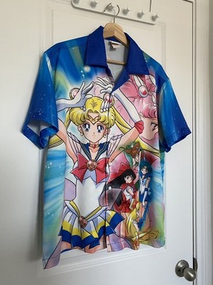 Pretty Guardian Sailor Moon Button Up Shirt Hot Topic Exclusive