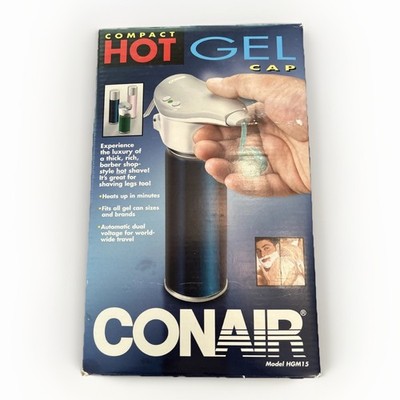 Conair Compact Hot Gel Cap Shaving Cream Warmer System HGM15 NEW