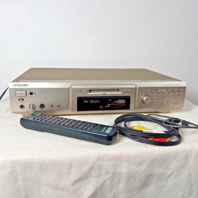 SONY MDS-JE640 MD Deck Minidisc Recorder Gold Read Desc / Eject Issue 100V Japan