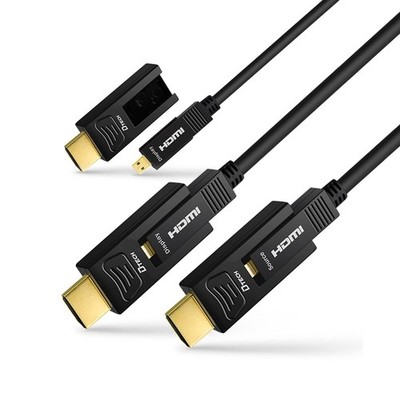75 Feet Fiber Optic HDMI Cable 4K 60Hz 444 Chroma Subsampling 18Gbps Ultra HD...