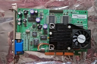 Leadtek Winfast GeForce2 Pro LRI 2842 64MB Retro AGP Grafikkarte VGA TV-Out