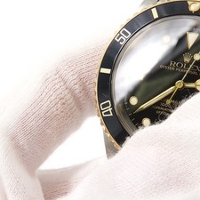 ROLEX Submariner Date 40mm Steel 18K Yellow Gold Black Dial 16613 4