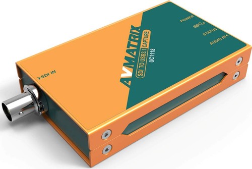 UC1118 SDI to USB3.1 Type-C Uncompressed Video Capture; Plug-and-Play, Driver... - 第 1/7 張圖片