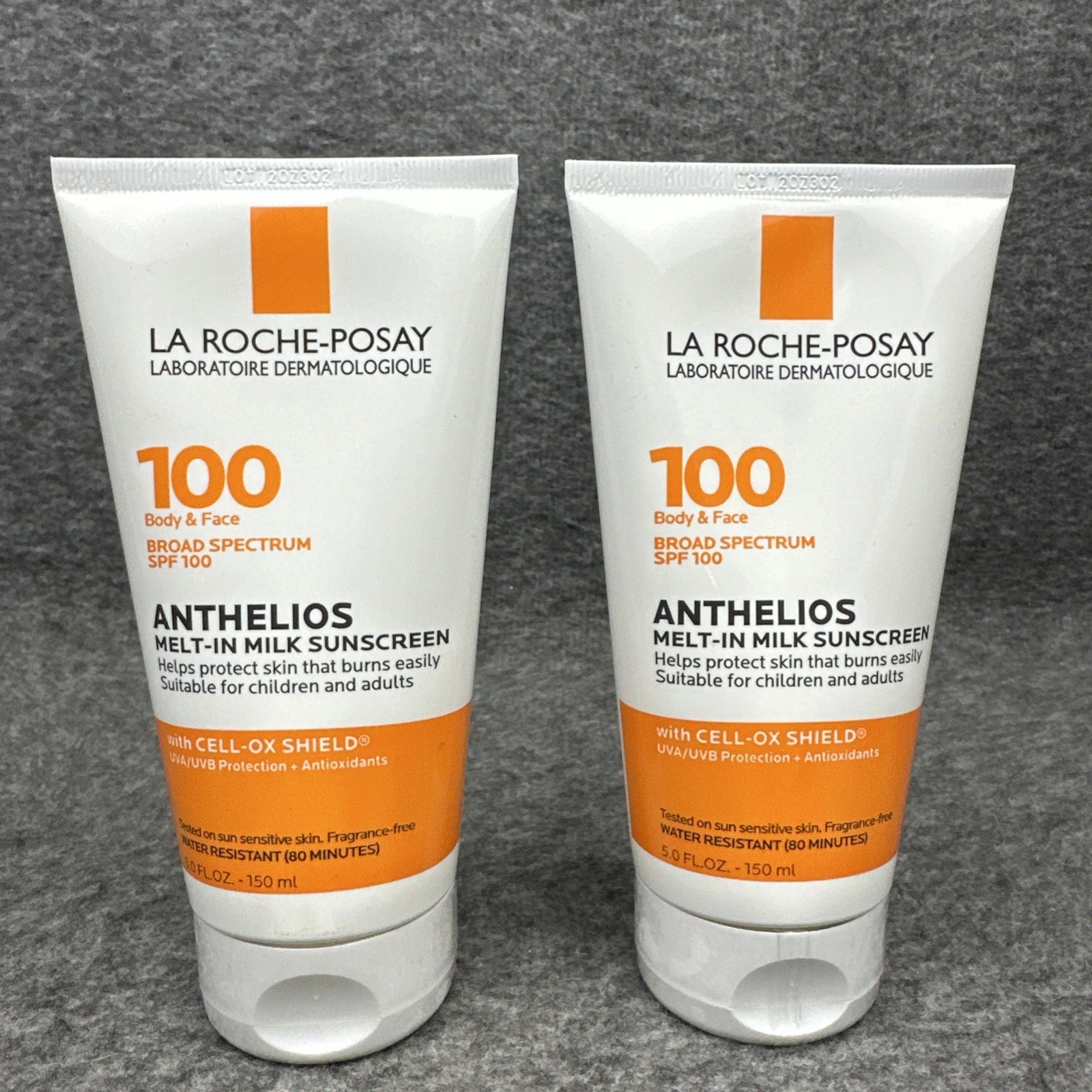 2 Pack La Roche-Posay Anthelios Melt-In Milk Sunscreen SPF 100 5 fl oz EXP 2/27