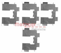 ZubehöRsatz Scheibenbremsbelag Metzger Autoteile 109-1717 FüR Hyundai Santa CM 2