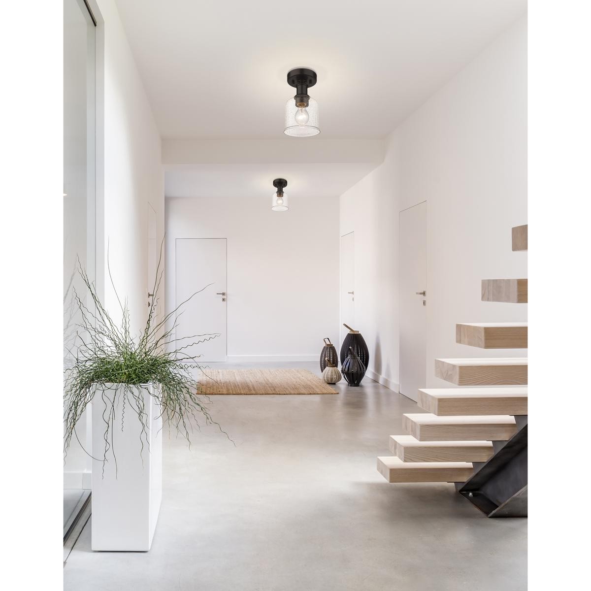 Z-Lite 734F1-BRZ Bryant 1 Light 5.5 inch Bronze Flush Mount Ceiling Light