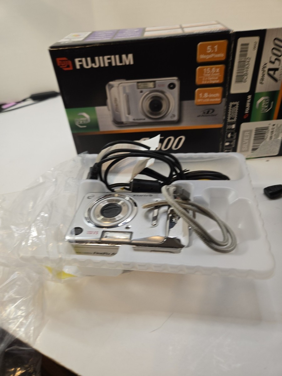 Fujifilm FinePix A Series A500 5.1MP Digital Camera - Silver for