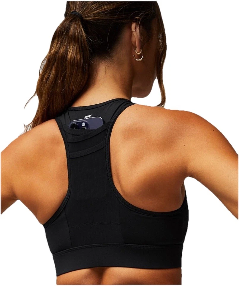 Sutiã esportivo Fabletics PLUS SIZE 2X feminino preto Trinity alto impacto SEM ENCHIMENTO 1-2 - Imagem 4 de 4