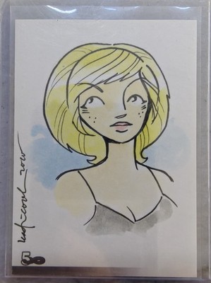5Fininty Sabrina Teenage Witch Sketch Card Katie Cook