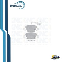 GNC P1764 Set BremsbeläGe Hinterachse FüR Abarth 500 595 500C 595C Fiat 500 07-