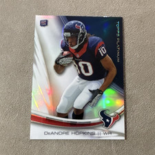 Topps 2013 Platinum DeAndre Hopkins Houston Texans Rookie Football Card #122. rookie card picture