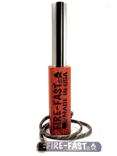 Fire-Fast Trekker. Best Emergency Waterproof Survival Fire Starter. Magnesium...